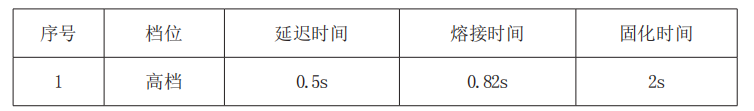超声波塑料焊接参数